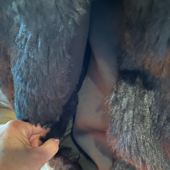 Clover Canyon Reversible Chandelier Faux Fur Jacket Size S STUNNING! - Picture 8 of 9